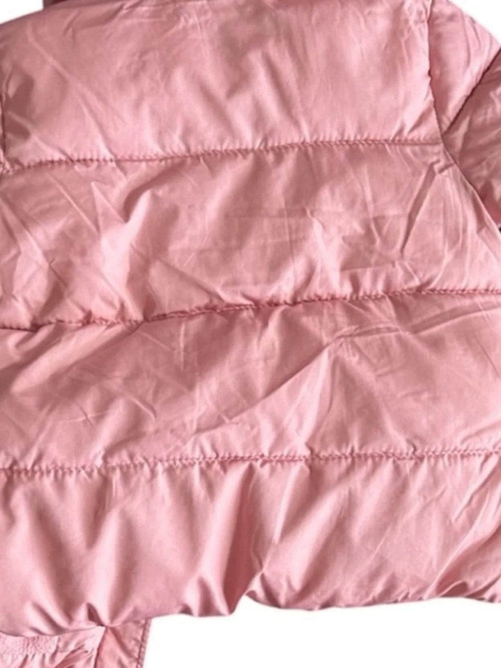 Old Navy Light Pink Hooded Puffer Jacket for Kids
